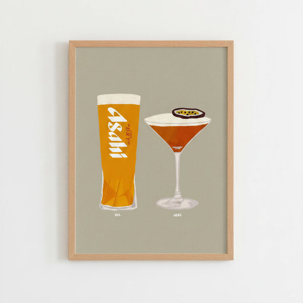 Asahi and Martini
