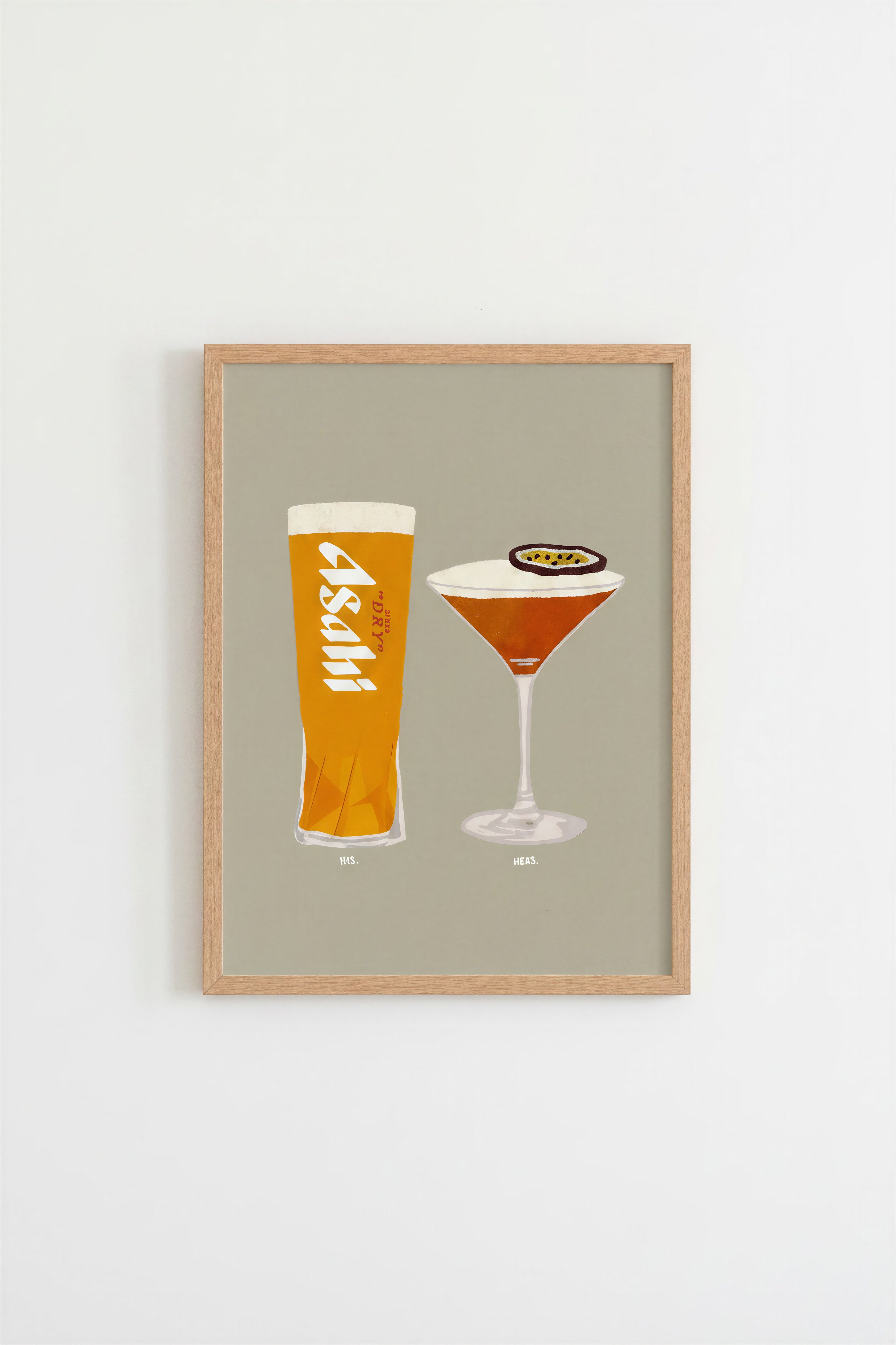 Asahi and Martini